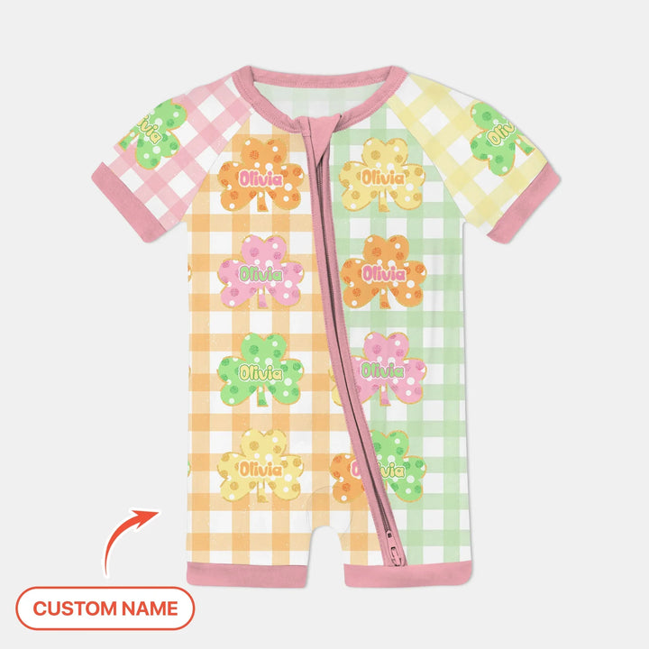 Lucky Shamrock Bamboo Shorty Zippy