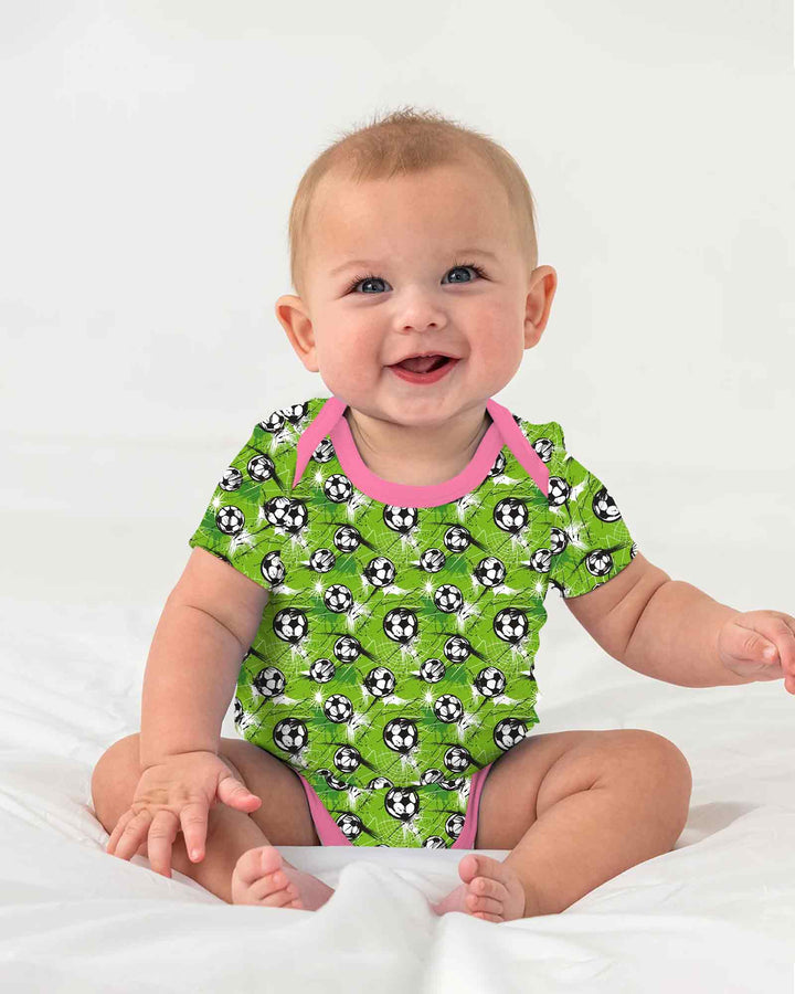 Green Soccer Energy Bamboo Bodysuit