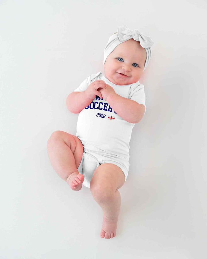 My First Soccer Cup 2026 Bamboo Bodysuit