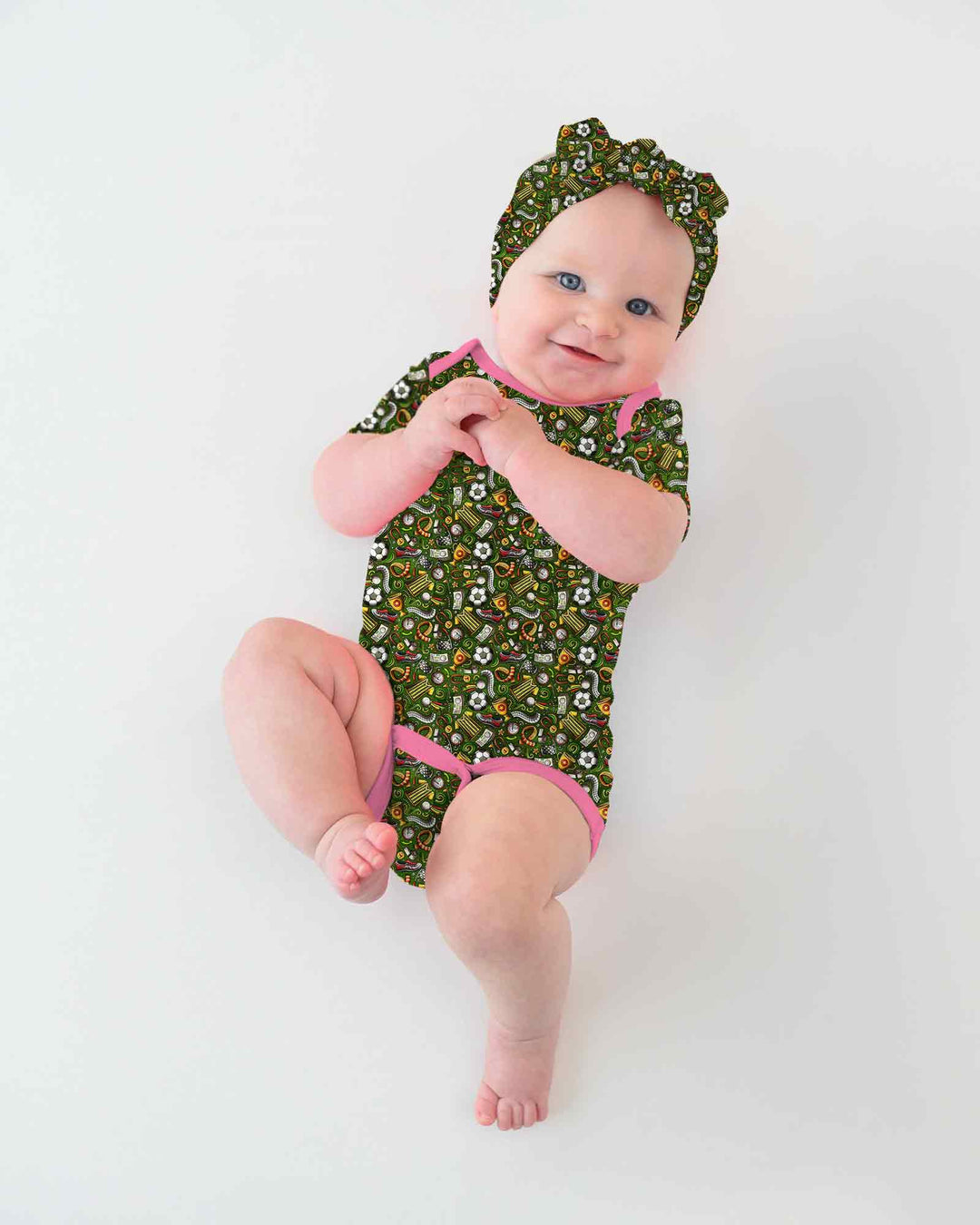 Green Soccer All-Star Bamboo Bodysuit