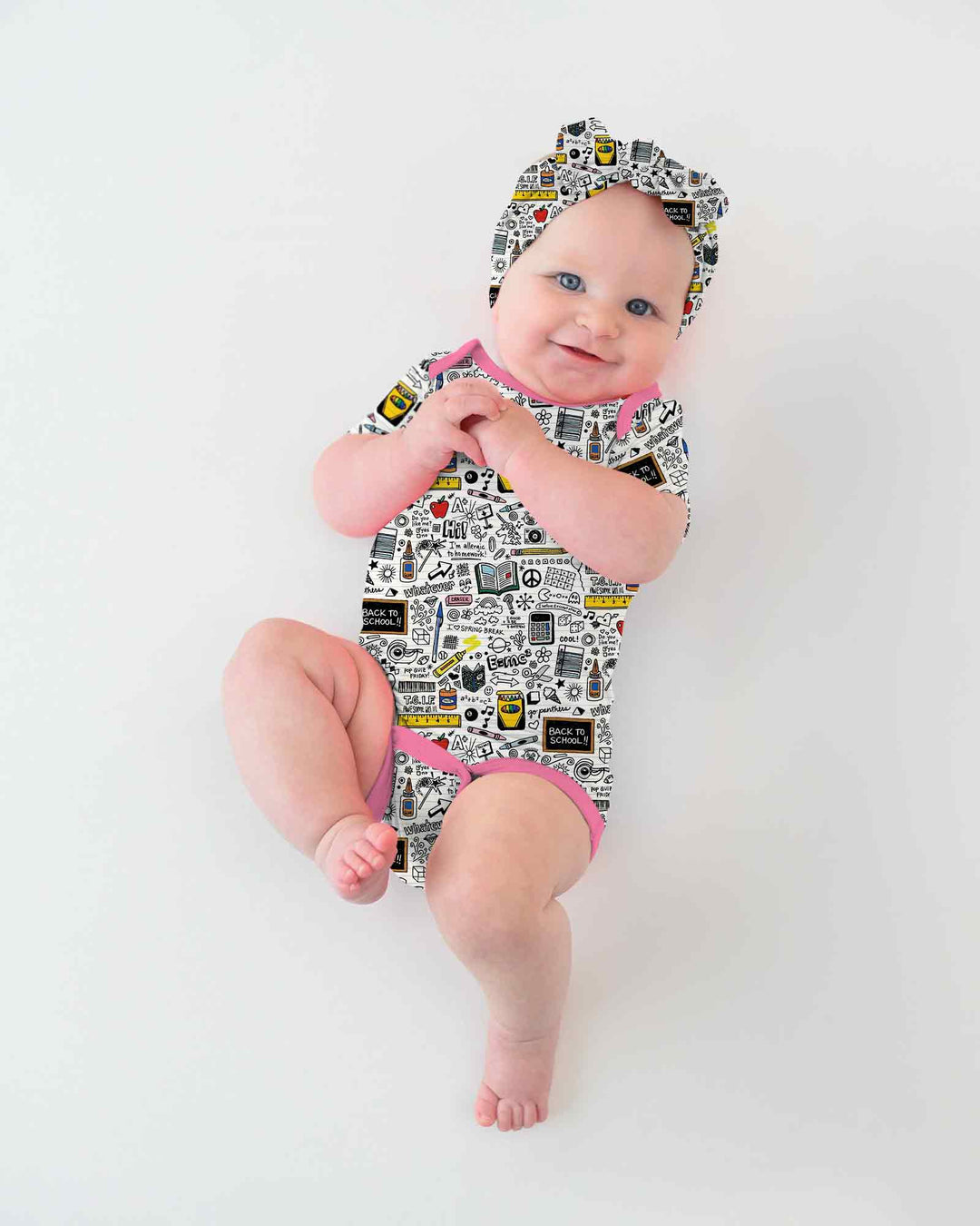 School Days Doodles Bamboo Bodysuit