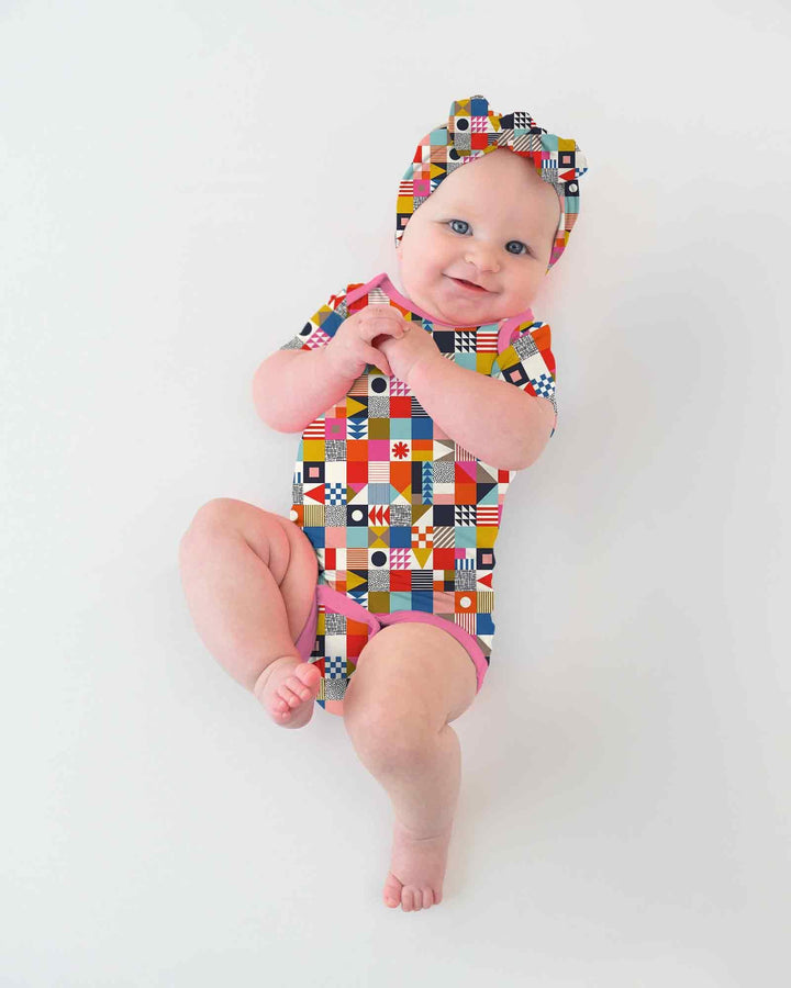 Playful Shapes Bamboo Bodysuit