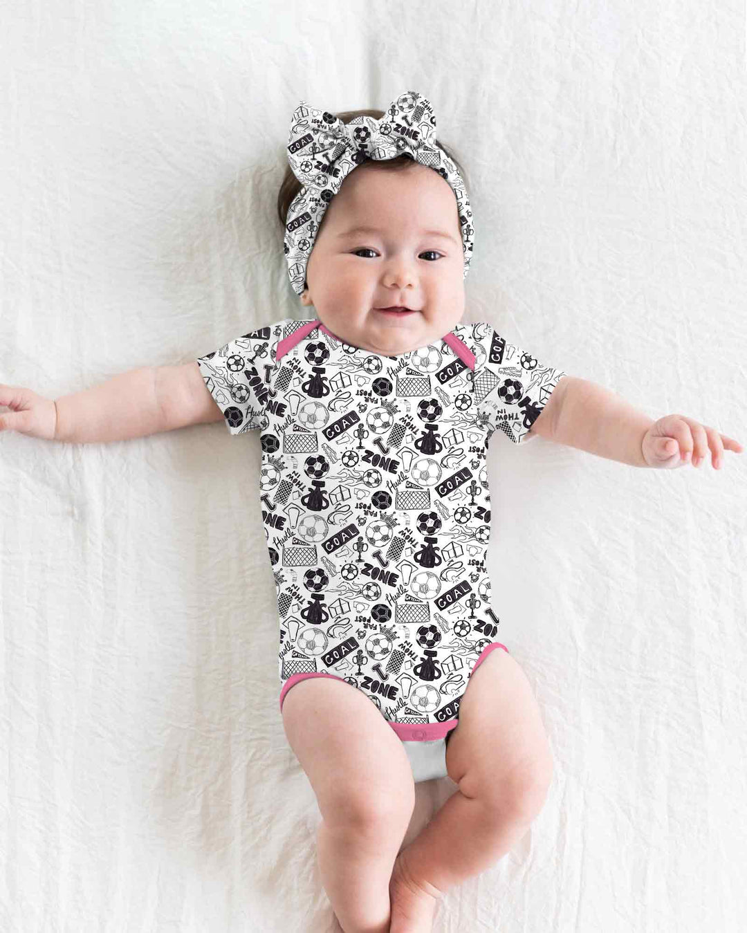 Soccer Doodle Bamboo BodySuit