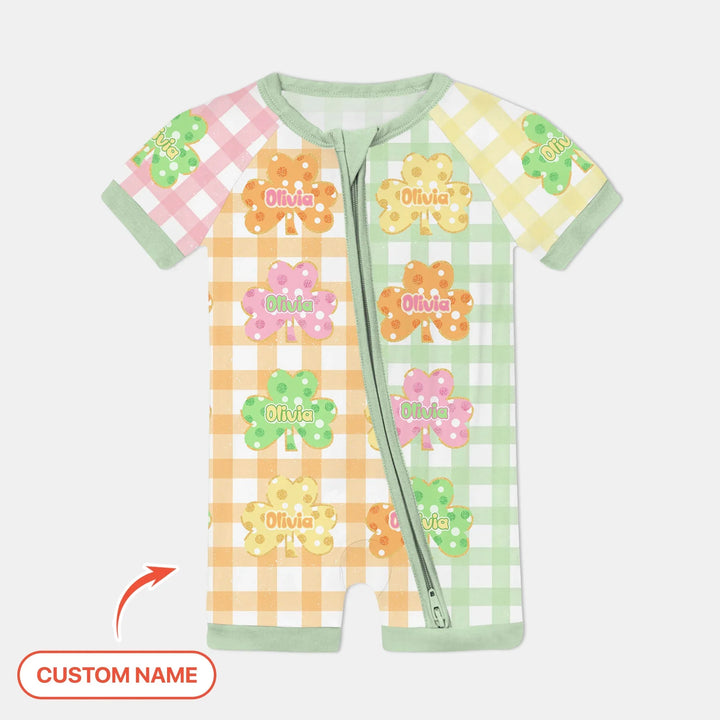 Lucky Shamrock Bamboo Shorty Zippy