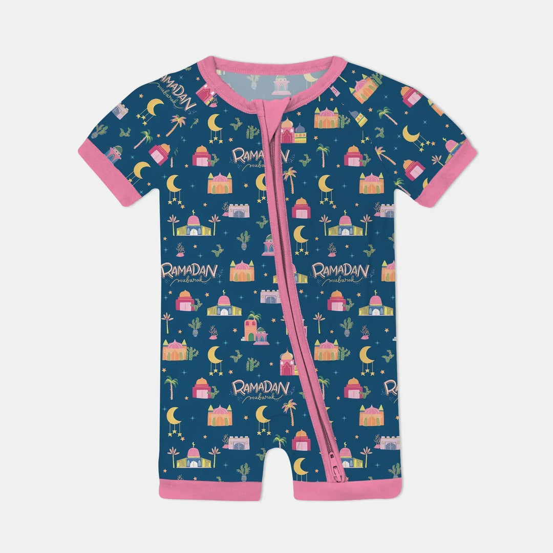 Ramadan Kareem Family Matching Bamboo Shorty Zippy