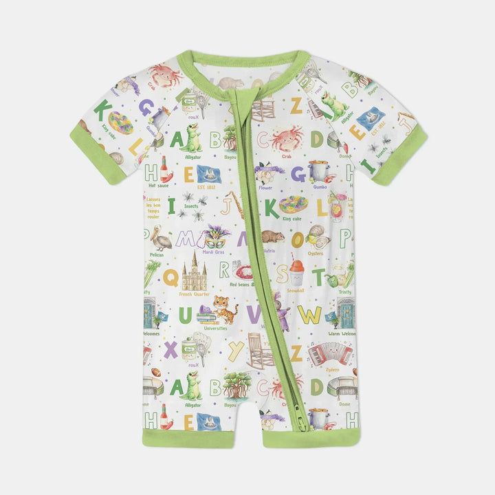 Alphabet of Lousiana Bamboo Shorty Zippy
