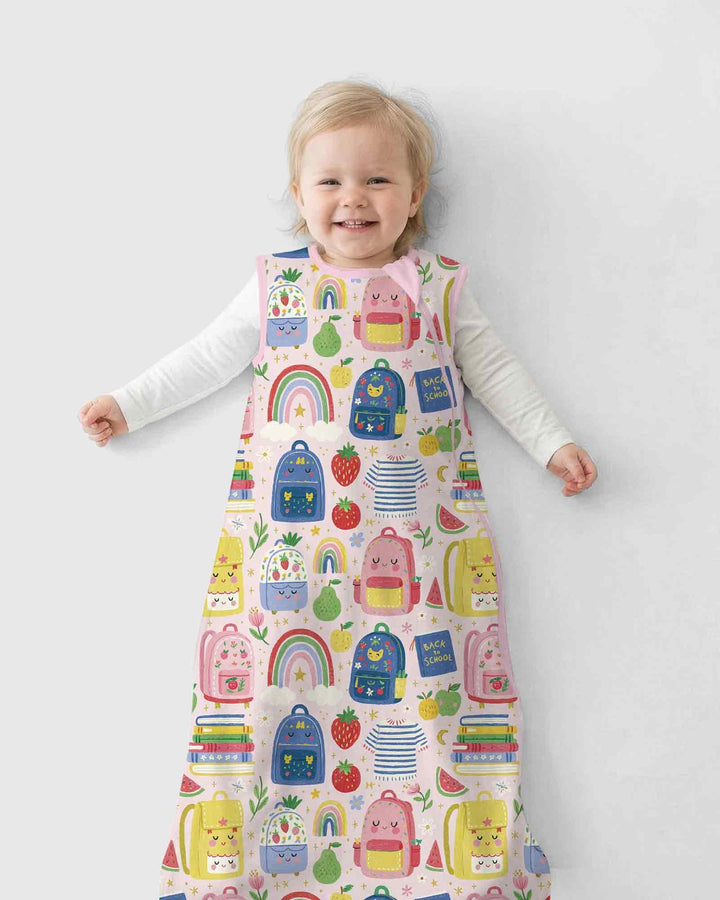 Sweet Rainbow School Adventure Bamboo Sleep Bag