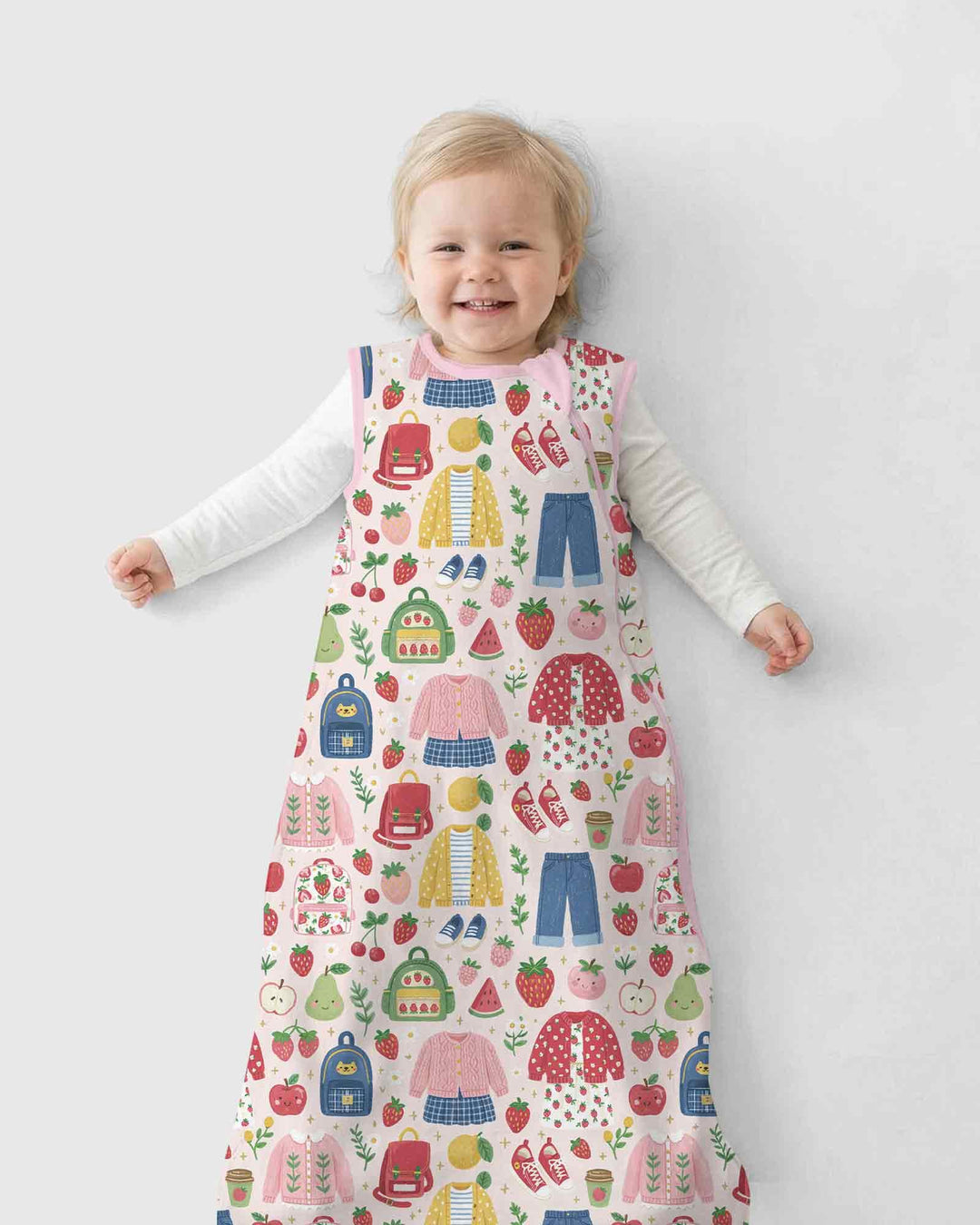 Strawberry School Style Bamboo Sleep Bag