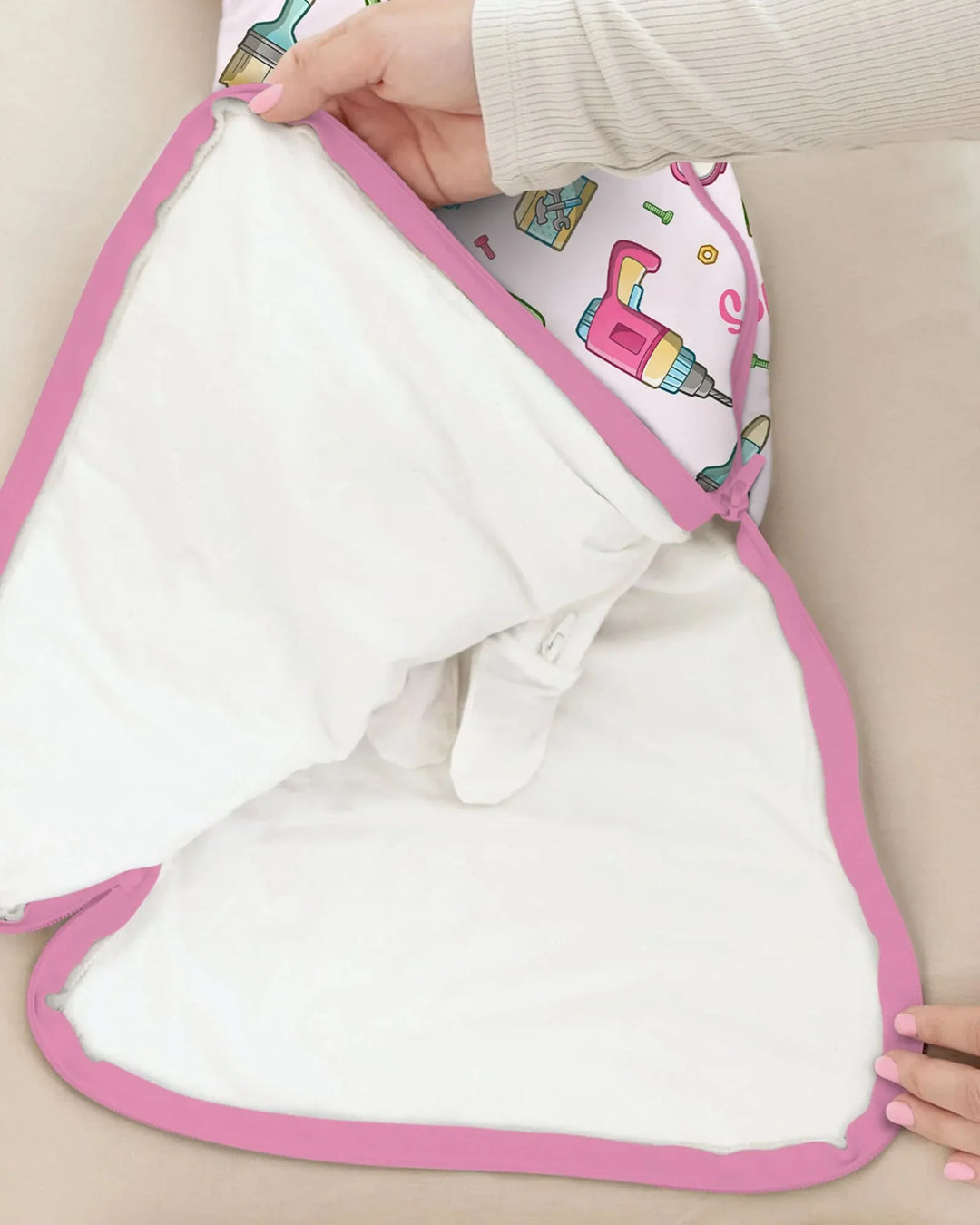 Custom Name Dad & Me Fixer Crew Bamboo Sleep Bag
