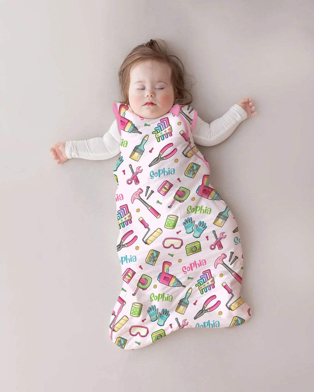 Custom Name Dad & Me Fixer Crew Bamboo Sleep Bag