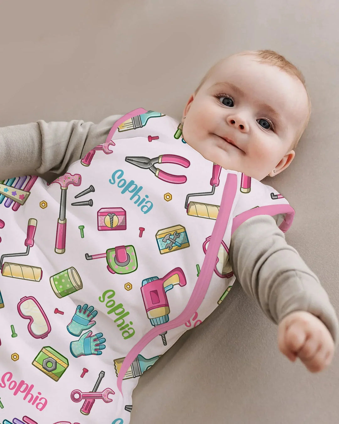 Custom Name Dad & Me Fixer Crew Bamboo Sleep Bag