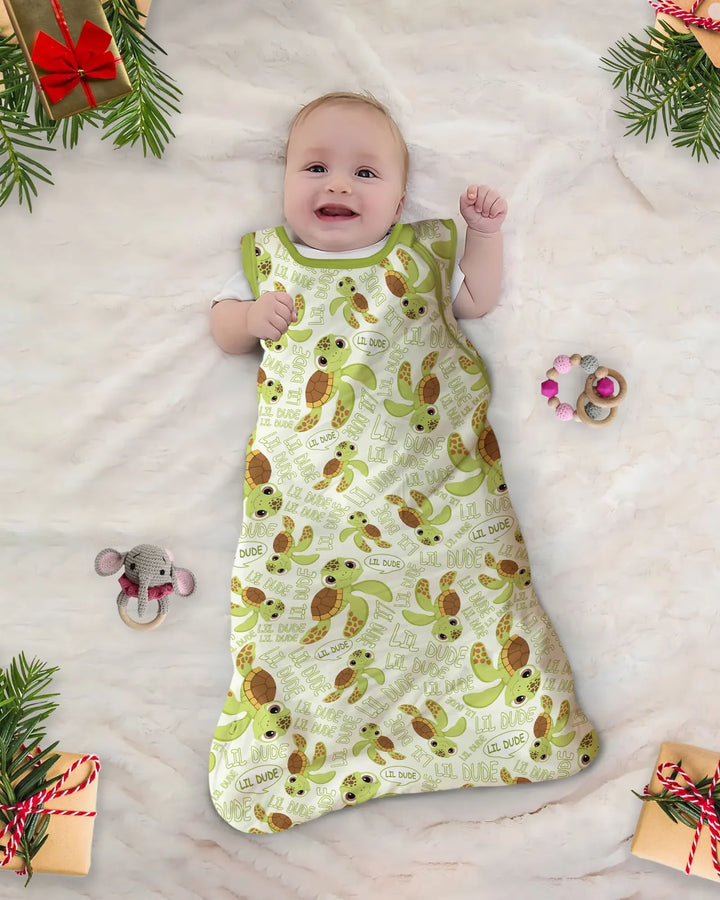 Father and Son Turtle Bamboo Sleep Bag