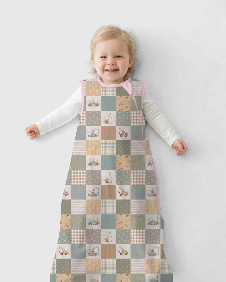 Construction Trucks Bamboo Sleep Bag