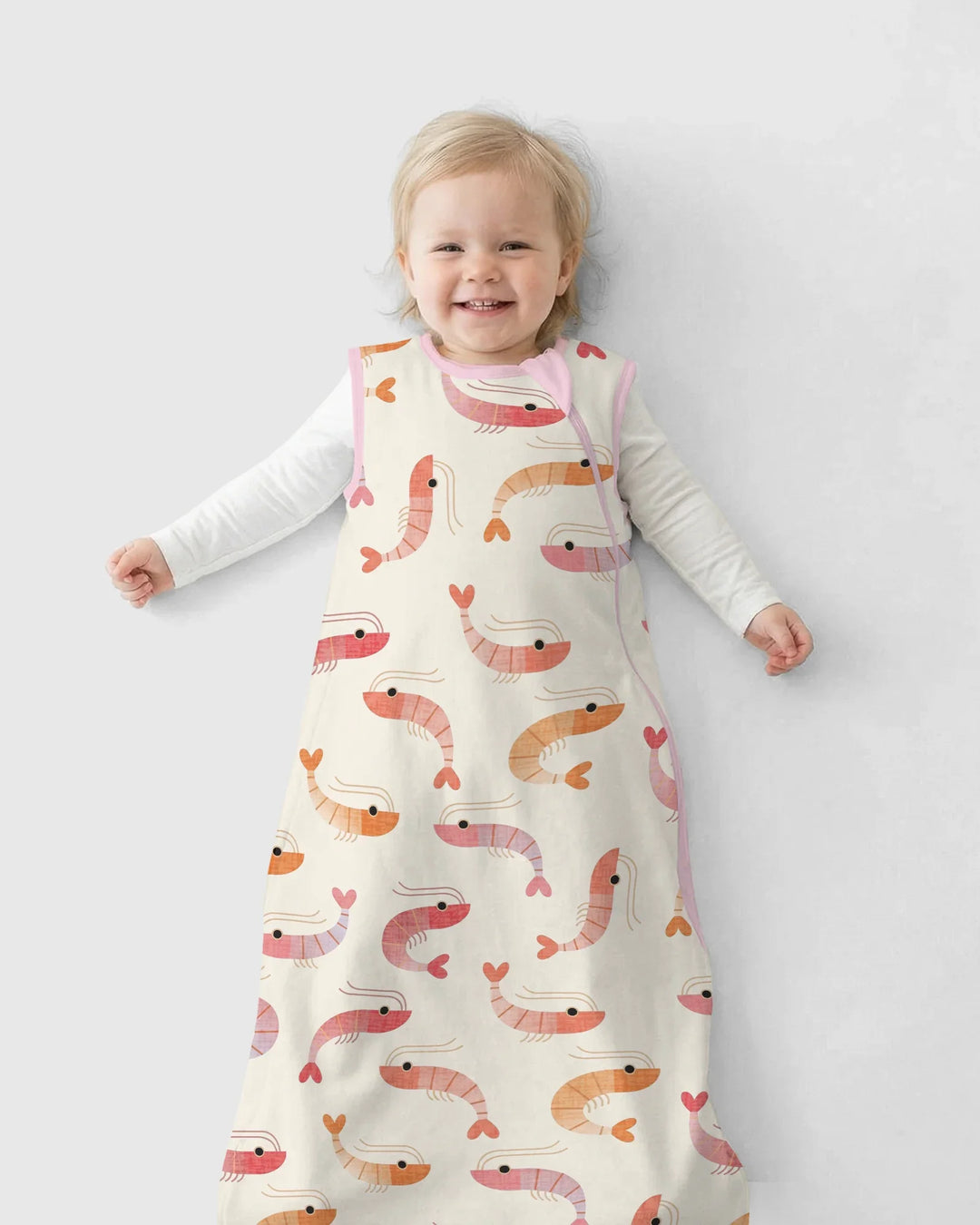 Sweet Shrimp Parade Bamboo Sleep Bag