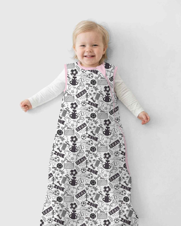 Soccer Doodle Bamboo Sleep Bag