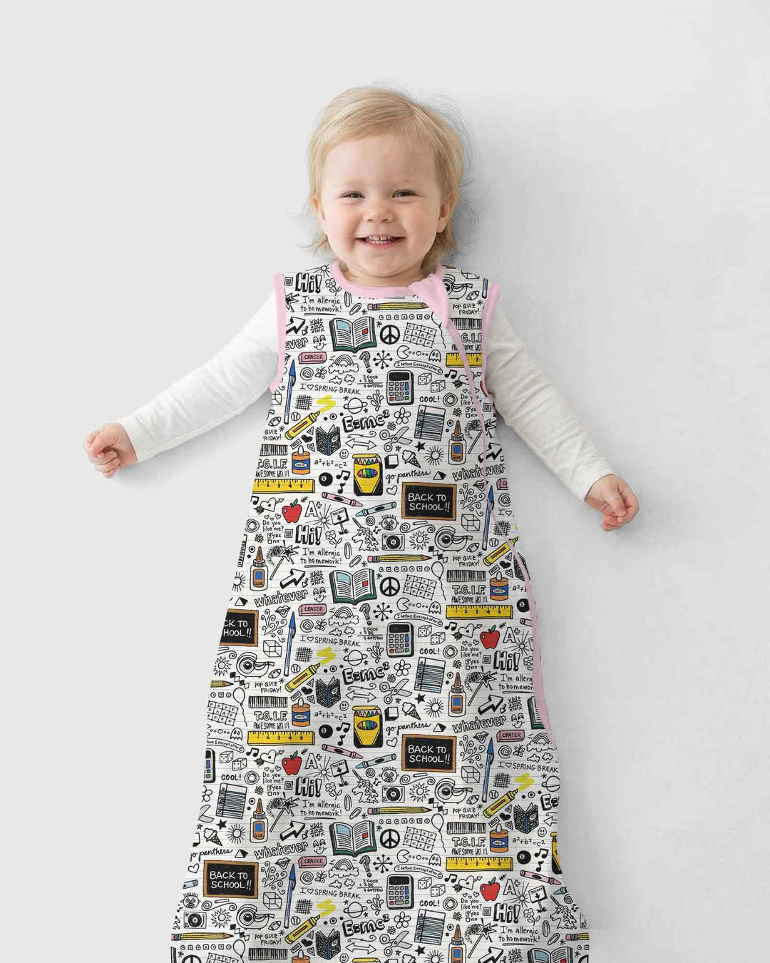 School Days Doodles Bamboo Sleep Bag