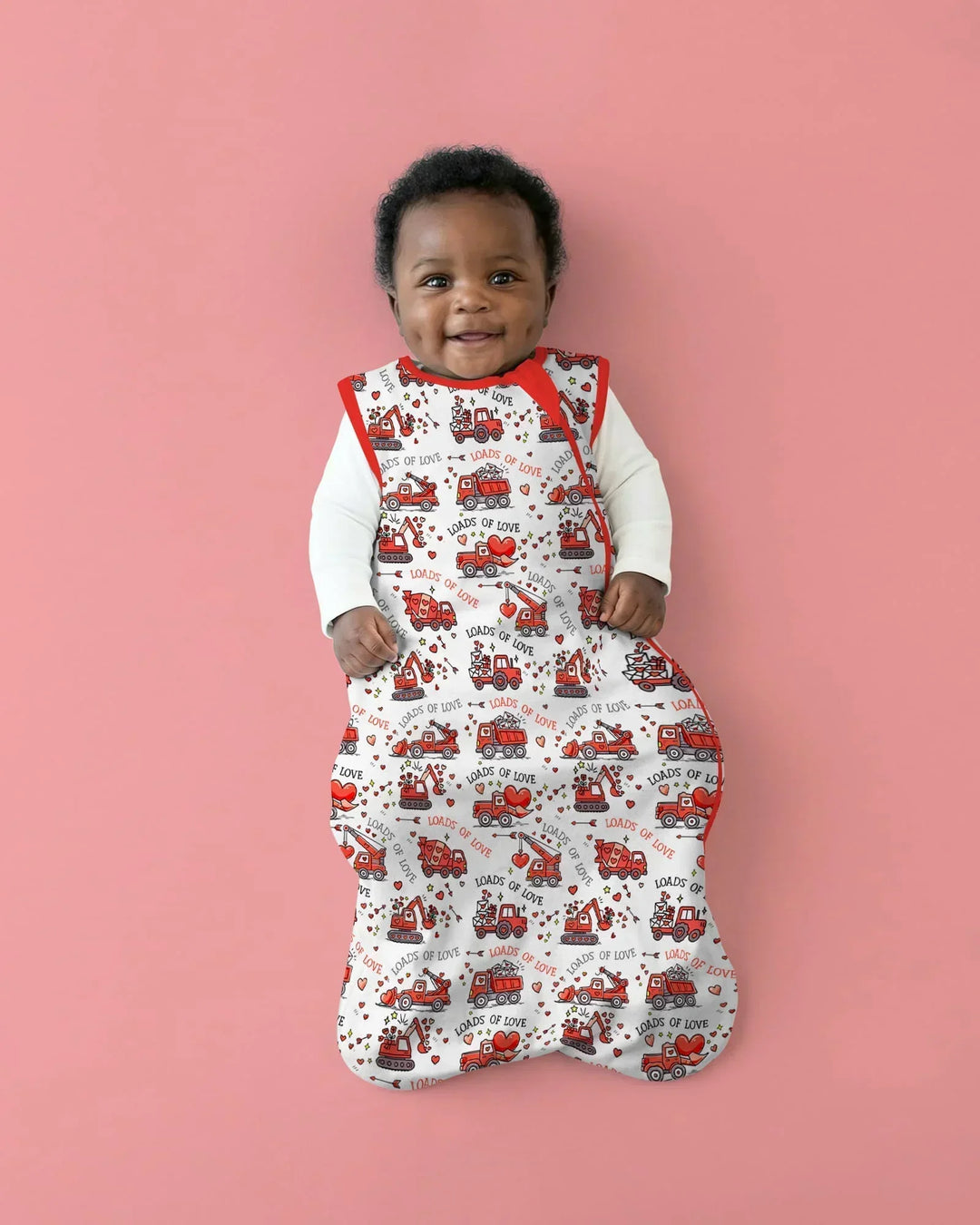 Construction Trucks Loads of Love Bamboo Sleep Bag