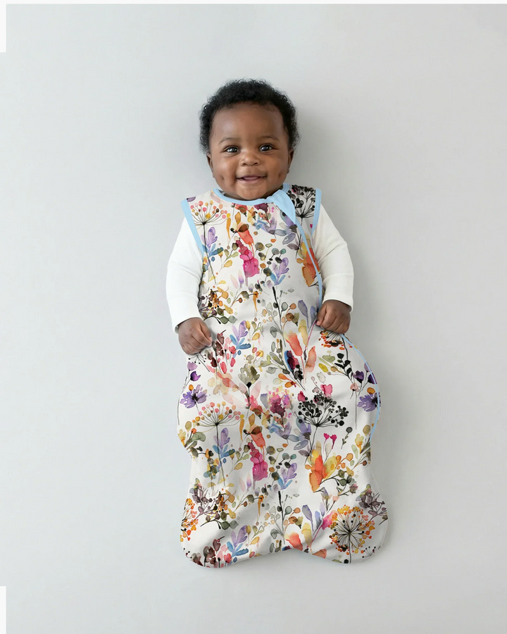 Wildflower Watercolor Garden Bamboo Sleep Bag