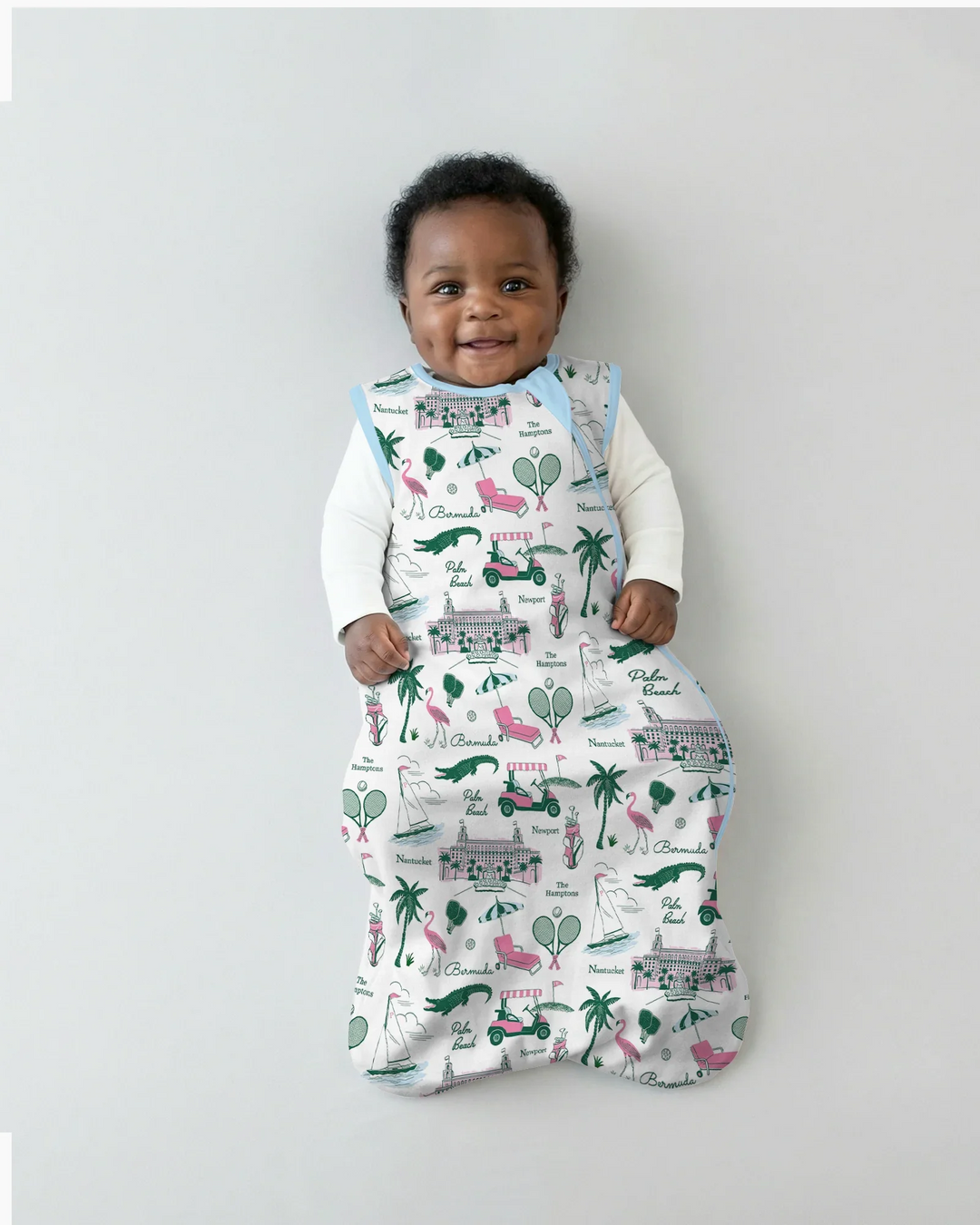 Preppy Palm Getaway Bamboo Sleep Bag