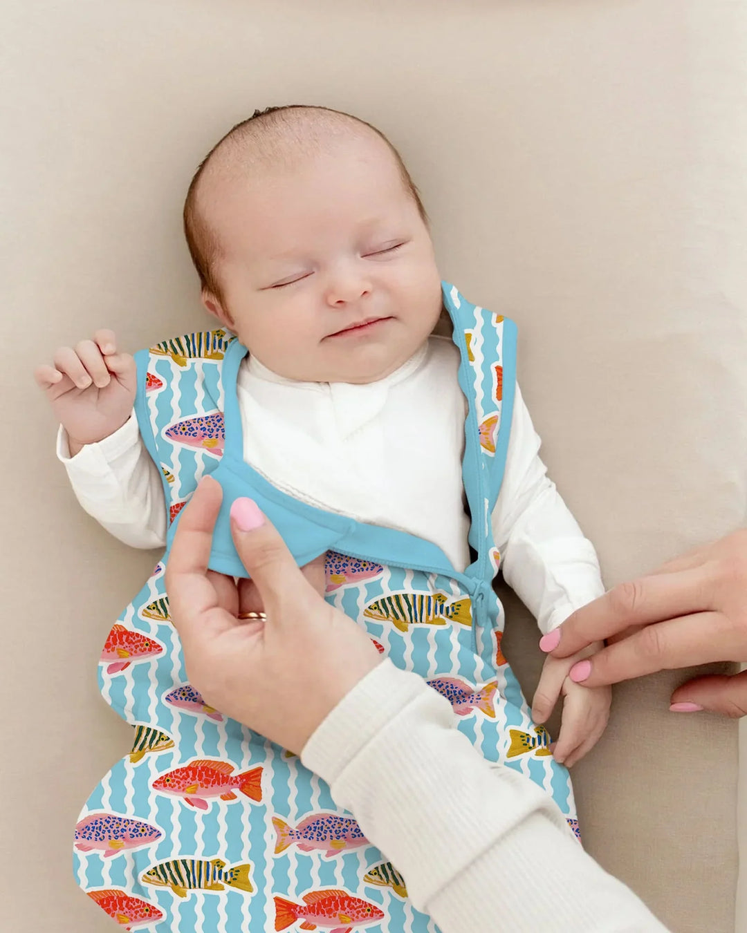 Preppy Fish Crew Bamboo Sleep Bag