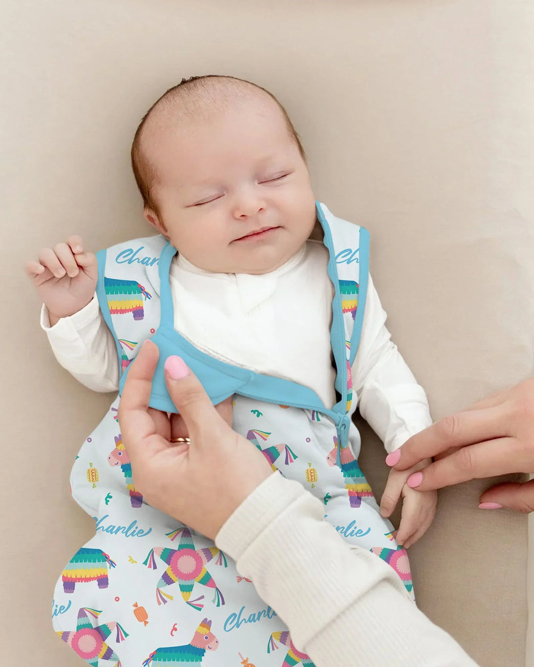Custom Name Smash the Pinata Bamboo Sleep Bag