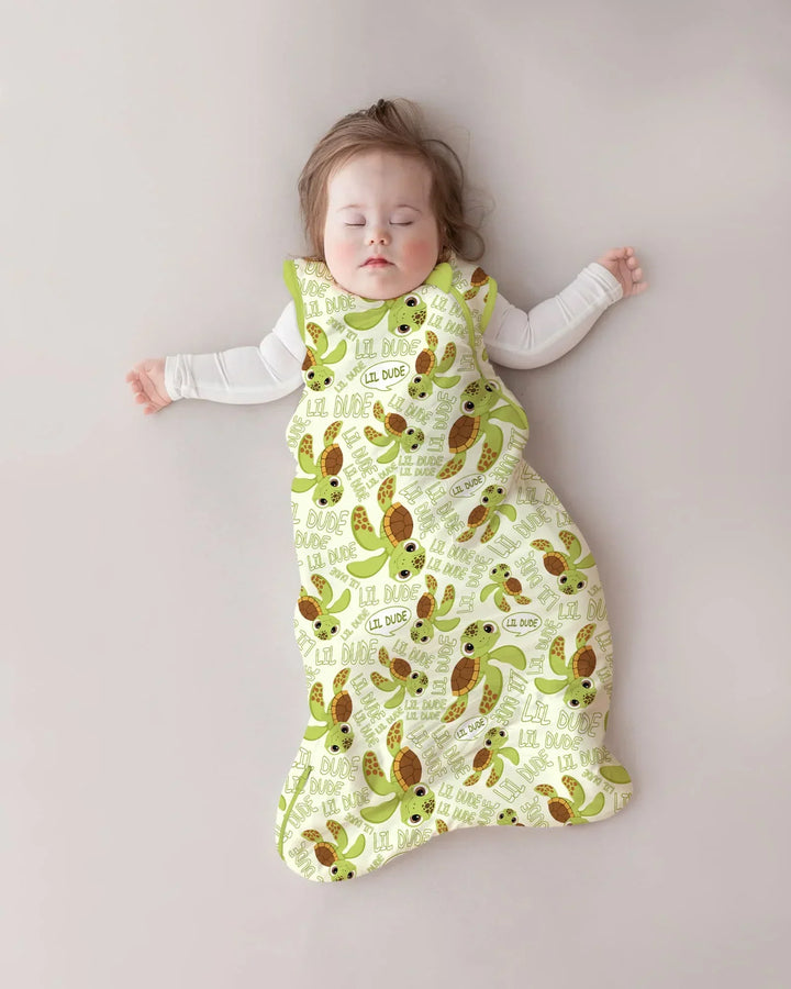 Father and Son Turtle Bamboo Sleep Bag