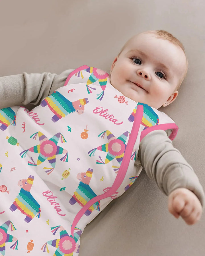 Custom Name Smash the Pinata Bamboo Sleep Bag