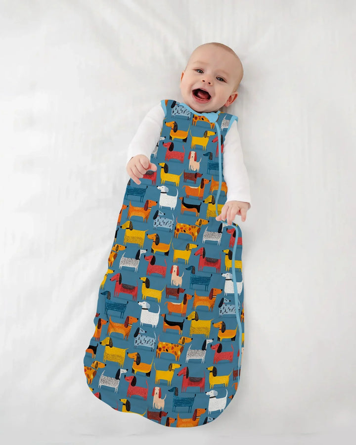 Whimsical Dachshund Bamboo Sleep Bag