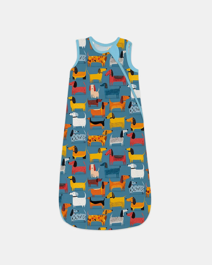 Whimsical Dachshund Bamboo Sleep Bag