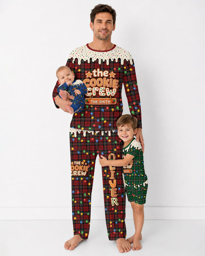 The Cookie Crew Custom Name Bamboo Men's Pajama Set