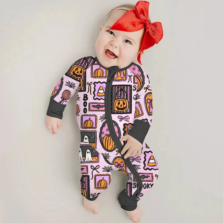 Spooky Frames Convertible Zippy For Halloween , Spooky Frames Convertible Zippy For Halloween - 0-3M
