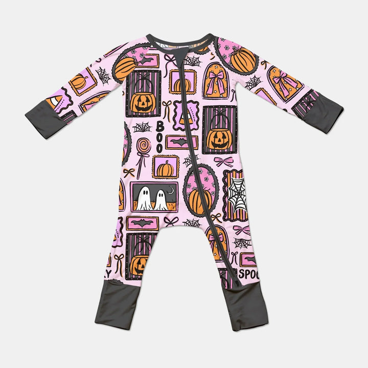 Spooky Frames Convertible Zippy For Halloween , Spooky Frames Convertible Zippy For Halloween - 0-3M