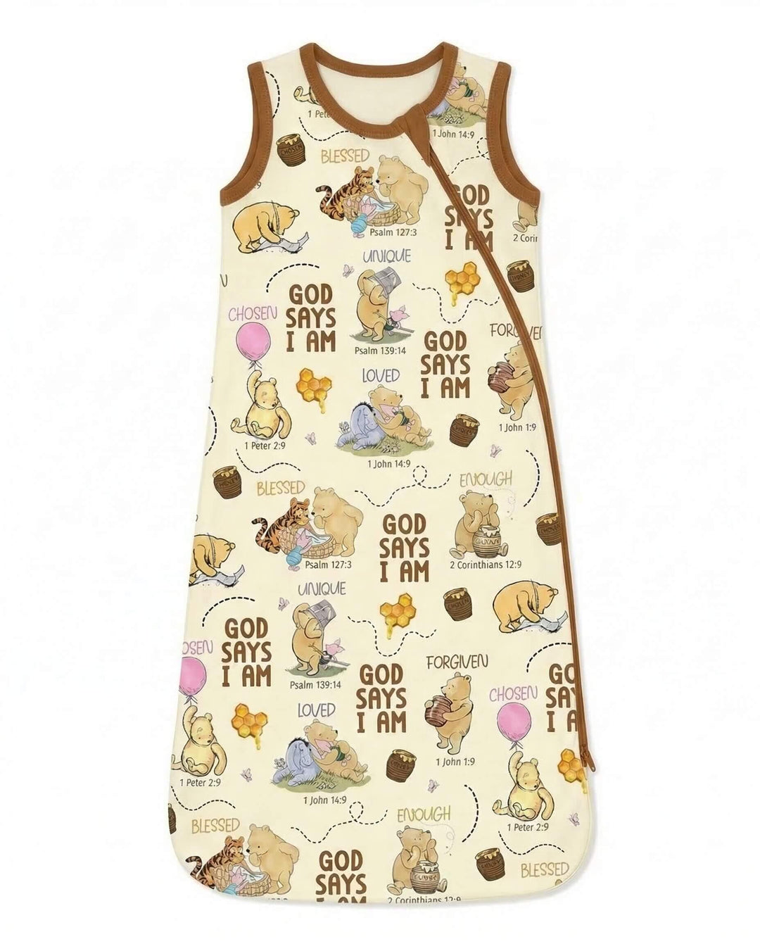 God Says I Am Little Blessings Bamboo Sleep Bag