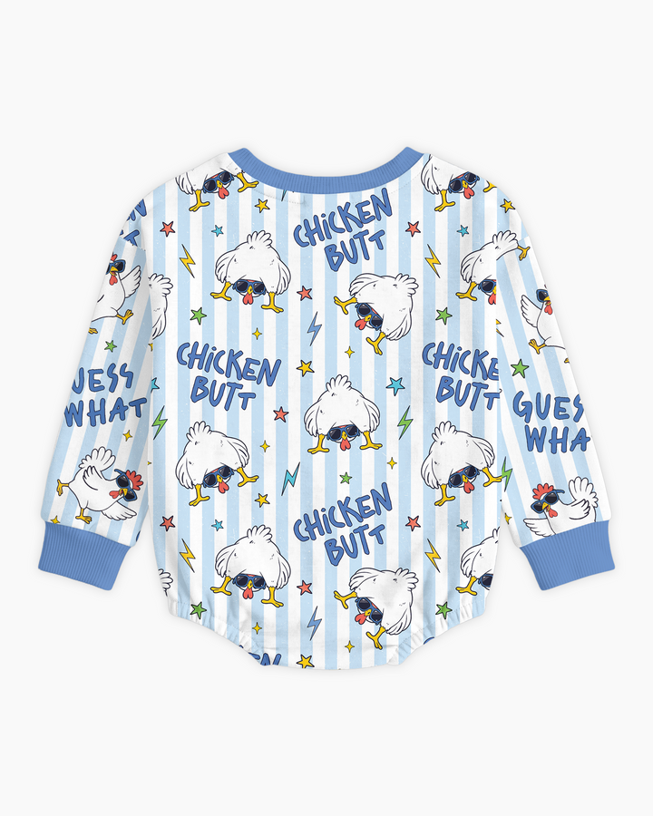 Guess What Chicken Butt! Bamboo Bubble Romper