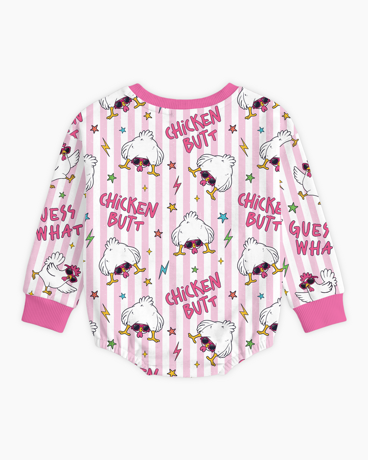 Guess What Chicken Butt! Bamboo Bubble Romper
