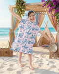 Summer Toile Bamboo Swim Poncho