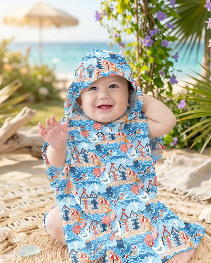 Little Beach Day Bamboo Swim Poncho