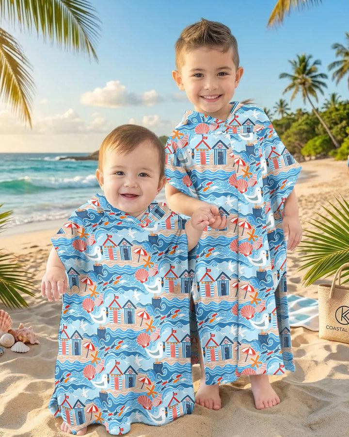 Little Beach Day Bamboo Swim Poncho