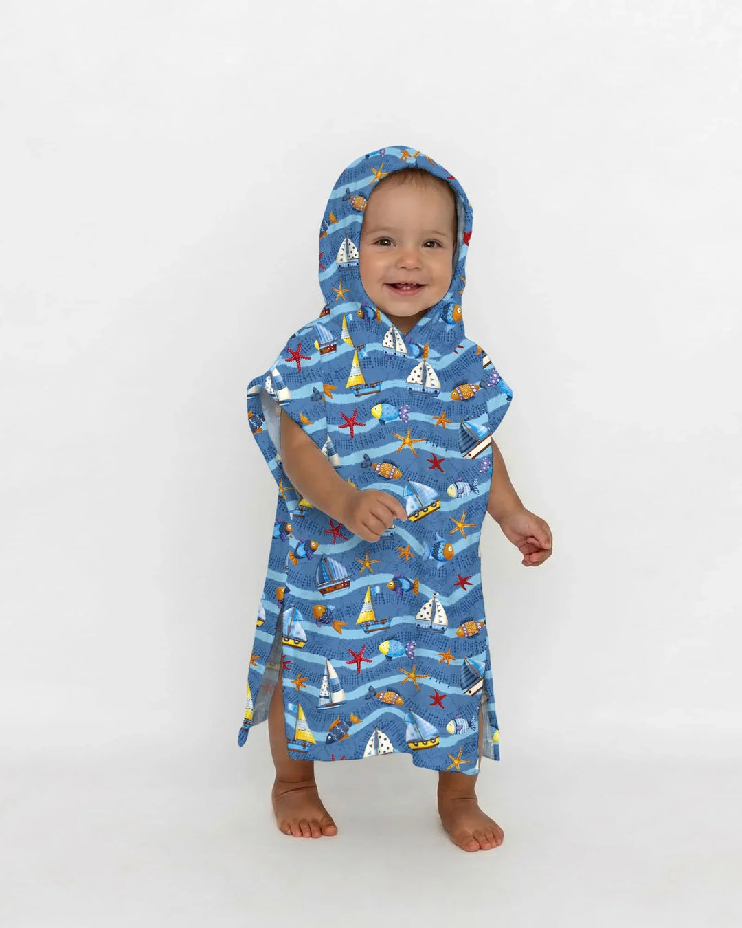 Blue Sail La Vie Family Matching Bamboo Swim Poncho