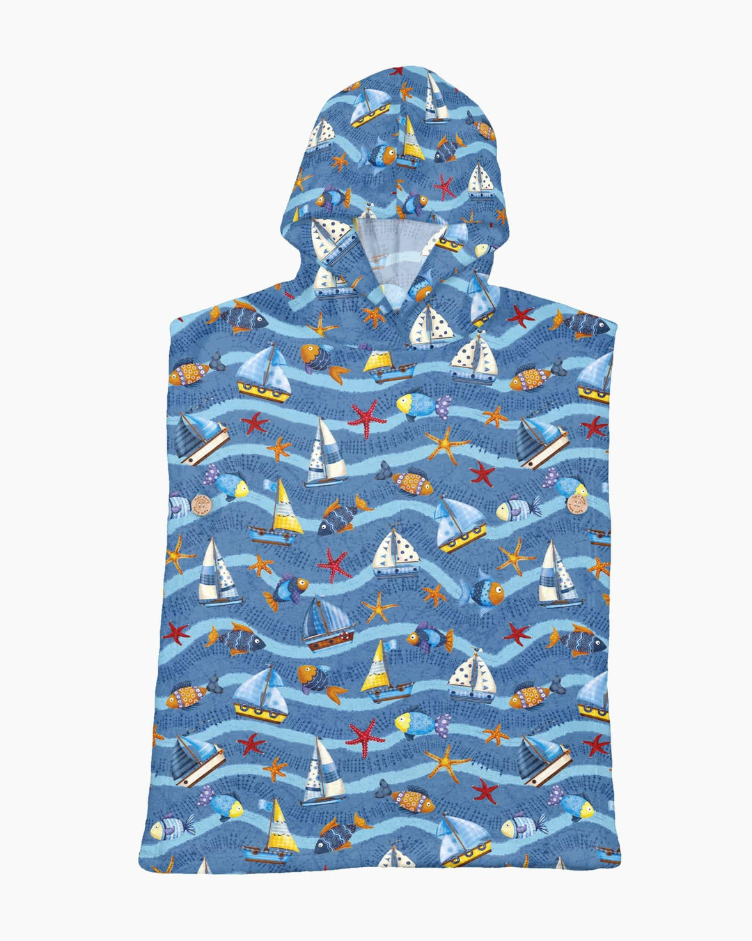 Blue Sail La Vie Family Matching Bamboo Swim Poncho