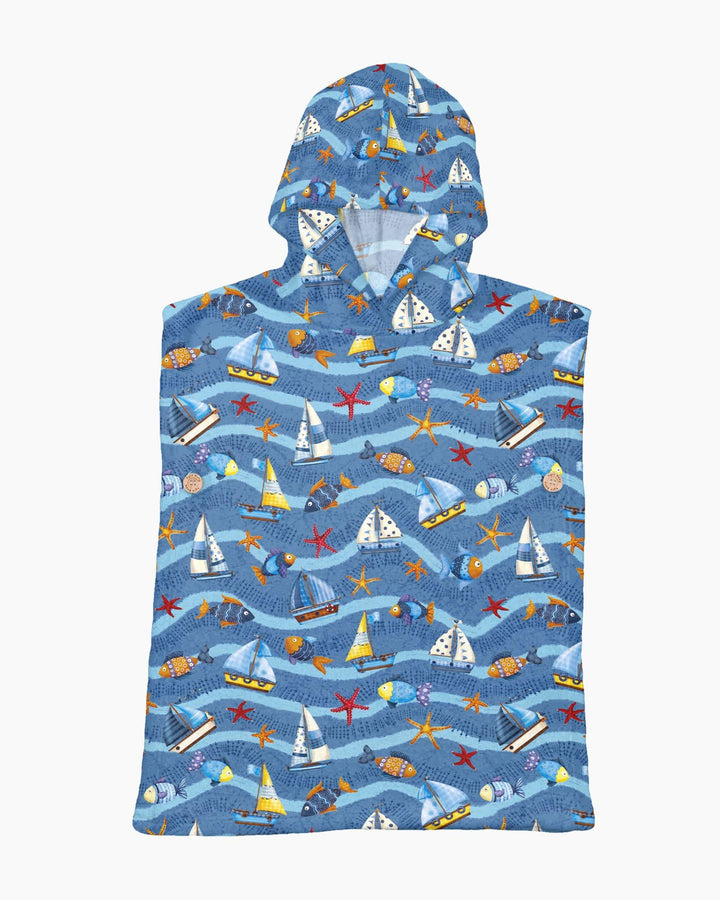 Blue Sail La Vie Family Matching Bamboo Swim Poncho