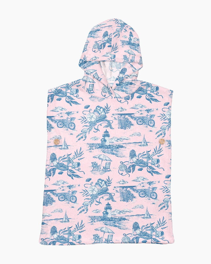 Summer Toile Bamboo Swim Poncho