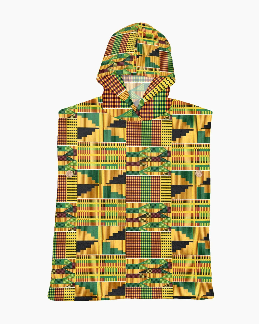 Kente Vibes Family Matching Bamboo Swim Poncho
