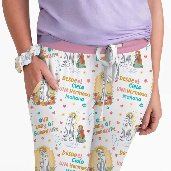 Maria Our Lady Of Guadalupe Bamboo Women Pajama Set