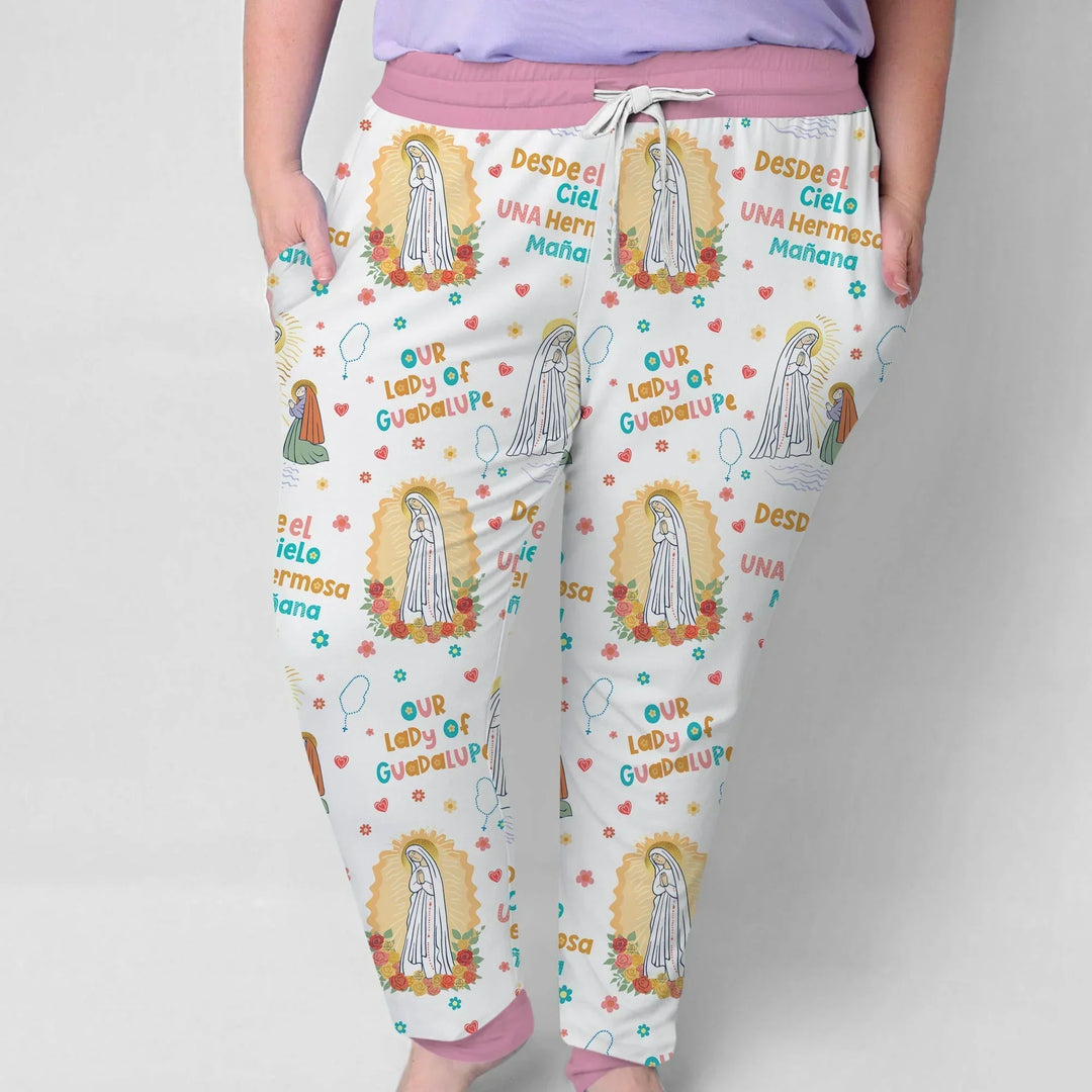 Maria Our Lady Of Guadalupe Bamboo Women Pajama Set