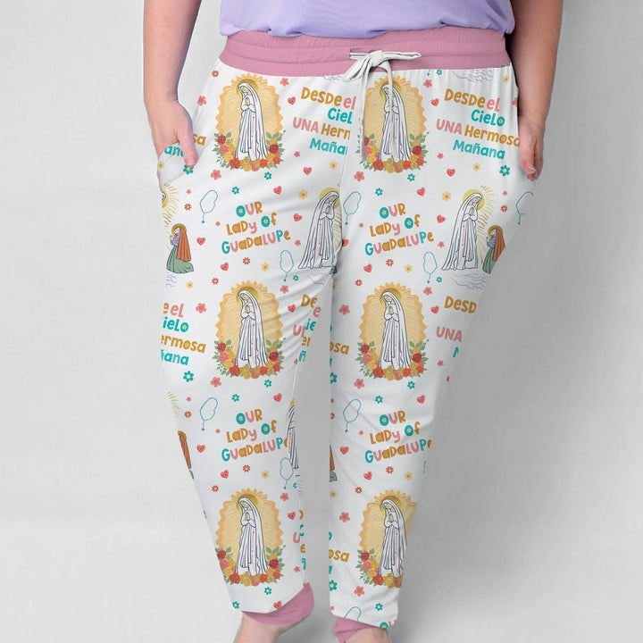 Maria Our Lady Of Guadalupe Bamboo Women Pajama Set