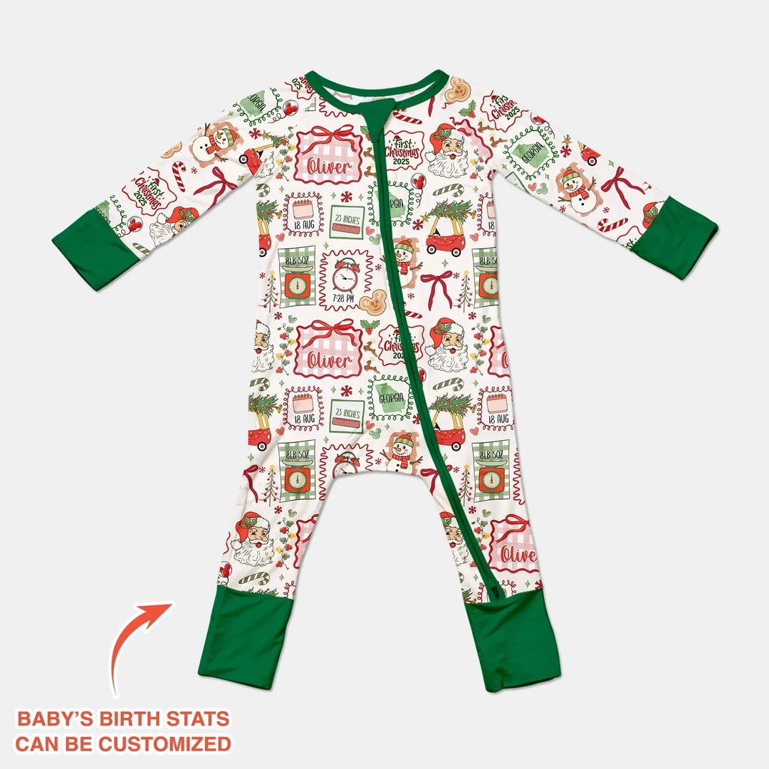 The Little Retro Dreamer First Christmas 2025 Convertible Zippy , The Little Retro Dreamer First Christmas 2025 Convertible Zippy - 0-3M