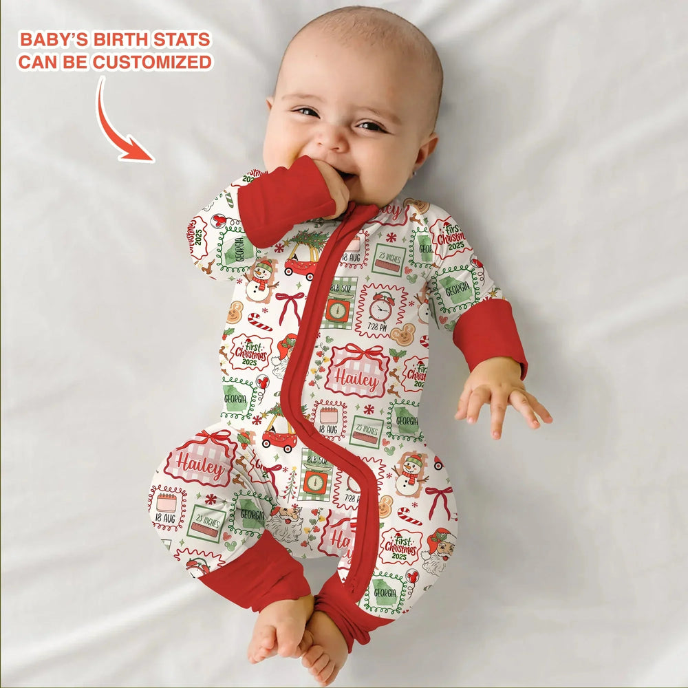 The Little Retro Dreamer First Christmas 2025 Convertible Zippy , The Little Retro Dreamer First Christmas 2025 Convertible Zippy - 0-3M