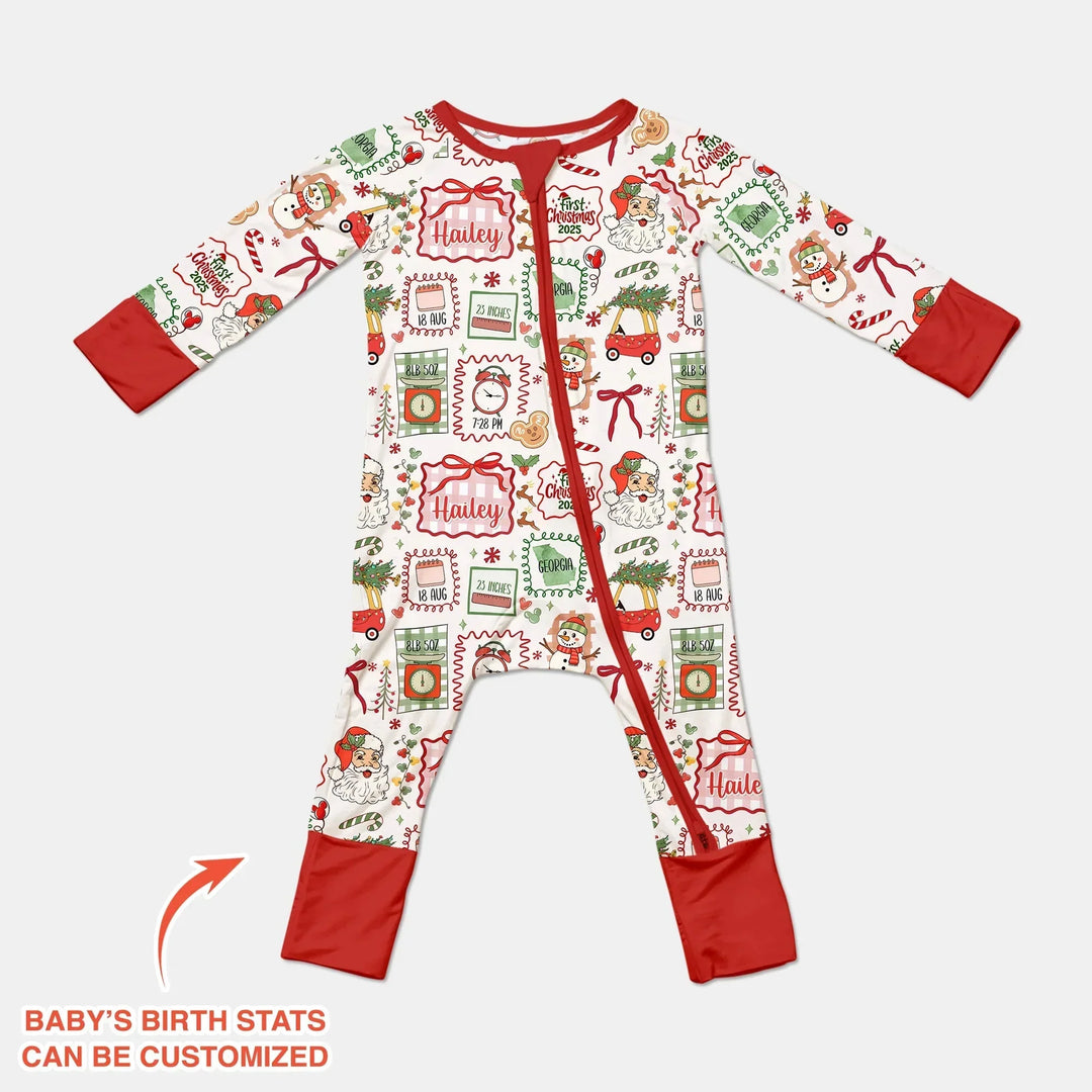 The Little Retro Dreamer First Christmas 2025 Convertible Zippy , The Little Retro Dreamer First Christmas 2025 Convertible Zippy - 0-3M