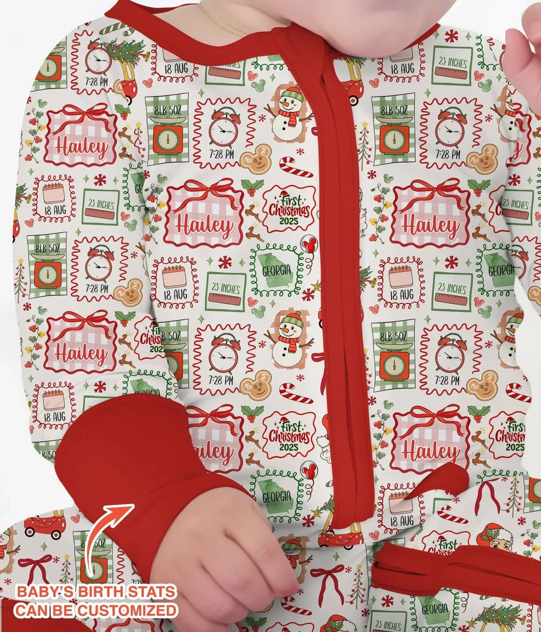 The Little Retro Dreamer First Christmas 2025 Convertible Zippy , The Little Retro Dreamer First Christmas 2025 Convertible Zippy - 0-3M